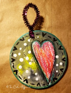 Hearts & Dots ornament